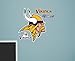 NFL Minnesota Vikings Fathead Logo Decal, Purple