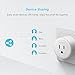 Smart Plug Mini Outlet Compatible with Amazon Alexa and Google Assistant, TECKIN Wifi Enabled Remote Control Smart Socket with Timer Function, No Hub Required,White, 1 pack