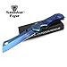 Snake Eye Tactical Heavy Duty Folding Pocket Knife Outdoors Camping Hunting Fishing. (Blue)