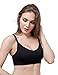 Nursing Bra for Women Breastfeeding Maternity Bralette 3 Pack Seamless Bras(Blue/Pink/Dark Purple,M)