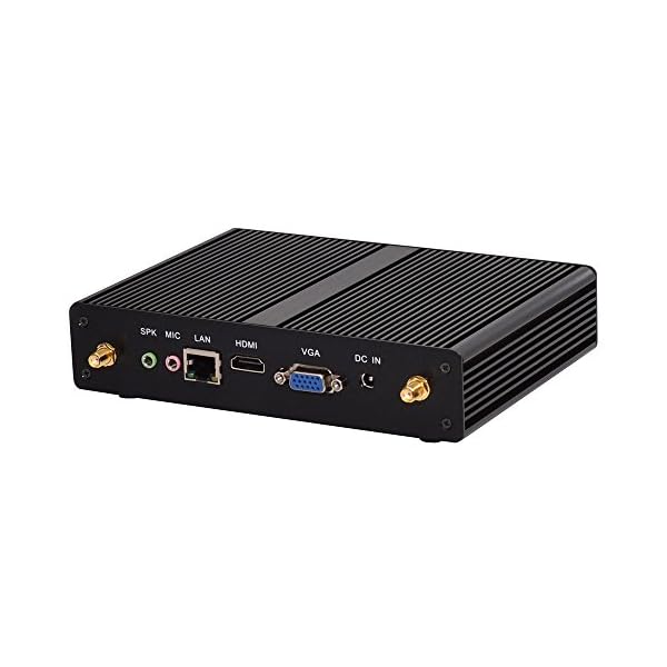 HUNSN Fanless Mini PC, Desktop Computer, HTPC, Kodi Box, Intel 3205U / 3215U / 3755U / 3558U, Windows 11 Pro or Linux…