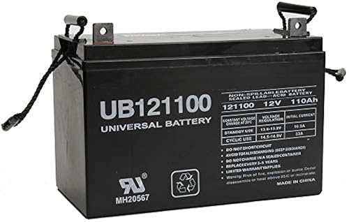 Ub121100 Universal Power Group UB121100 D5751 12V 110AH 100AH Battery Wheelchair ...