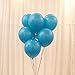 AnnoDeel 50 pcs 12inch Blue Balloons, 3 Color Pearl Latex Balloons(Blue Balloons/Green Balloons/White) for Birathday Wedding Party Decoratons