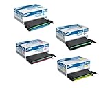 Samsung Part# CLT-C508L, CLT-K508L, CLT-M508L, CLT-Y508L High Yield OEM Toner Cartridge Set