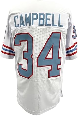 Amazon.com : Earl Campbell Jersey Blue Houston | Unisex Adult