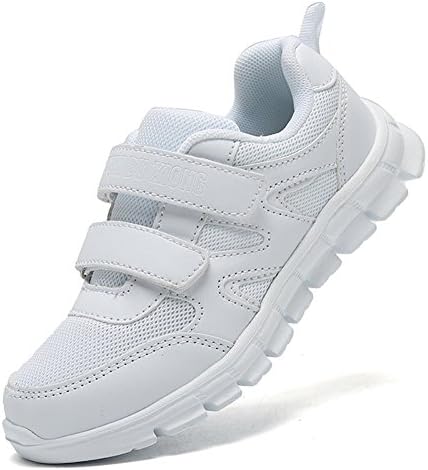 LakeRom Girls Shoes for Kids Boys Sneakers School Uniform White Shoes Casual Sport Shoes