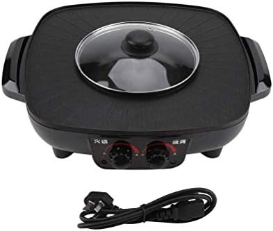 韓国風バーベキューポーク鍋デュアルポットバーベキュー機 焦げ付き防止すべての強力なコンロ