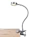 LEPOWER Clip on Light/Clip on Lamp/Light Color Changeable/Night Light Clip on for Desk, Bed Headboard and Computers (Silver)