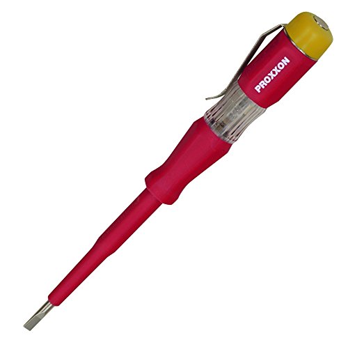 Proxxon 22390 Spannungspruefer VDE Tester nach VDE 0680, Klinge 3mm Breite