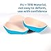 Sport Inserts Gel High Arch Support Shock Absorption Athlete Insoles Super Comfortable Relieve Flat Feet Plantar Fasciitis Breathable Cushion Insoles（S 25.5CM Men 6-7 / Women 8-9.5 / Big Kids 6.5-7.5）thumb 3