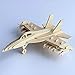 Kaden G-P 3D Jigsaw Woodcraft DIY Assembly Construction Model Plane aircraft airplane Puzzle Kit Wooden Handcraft Educational Products Wooden Art jigsaw puzzle toys for children diy handmade wooden(F18Fighter)
