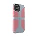 Speck CandyShell Grip iPhone 11 Pro Rubber Case, Antimicrobial, Nickel Grey/Warning Orange