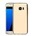 AMUOC Galaxy S7 Case, Shock Absorption TPU Bumper + Scratch Resistant Clear Hybrid Protective Case Hard Cover clear