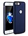 iPhone 7 Plus Battery Case,Smaiphone Ultra Thin Extended Rechargeable iPhone 7 Plus Case Battery with 3600mAh Capacity for Lightning Cable Charged (Blue)
