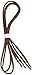 SP Ableware Perma-Ty Elastic Shoelaces, 30-Inches Long - Brown, Pack of 3 (738150030)