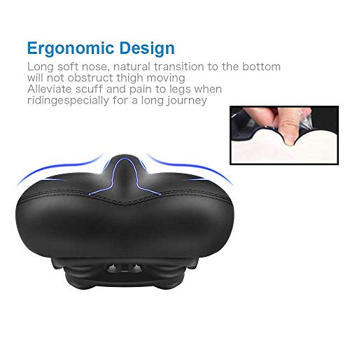 BLUEWIND Bike Seat, Bicycle Saddle Compatible with Peloton, Exercise or