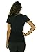 Nike Womens Regular Legend SS V-Neck T-Shirt Black/Cool Grey/White Size Small