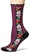 Ozone Women's Nordic Stripe Socks,Violet,Medium