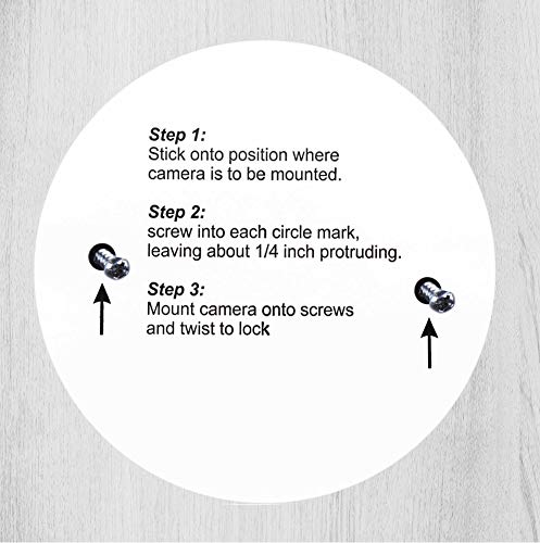 6 Security+Surveillance+Realistic+flashing+Sticker