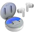 LG TONE Free True Wireless Bluetooth Earbuds T90 - Active Noise Cancelling Earbuds with Dolby Atmos, White, Small