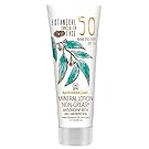 Australian Gold Botanical Sunscreen Tinted Face Mineral Lotion, Non-Greasy, SPF 50, 3 Ounce