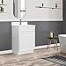 Design House 531723 Wyndham Ready-To-Assemble White 1 Door Vanity, 18-Inches Wide by 31.5-Inches Tall by 16-Inches Deep
