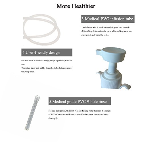 Medical Anal Douche and Enema Bulb System Kit Manual Pressure Enemas