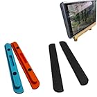 2個 Switch2用 側面接触保護カバー 3Dプリント 擦り傷防止 バンパーガード ハンドル接続部カバー サイドプロテクター マグネット式アタッチメント 軽量 防塵 防水 Switch2アクセサリー(ブラック)