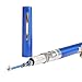 Vktech Mini Blue Pen Fishing Rod Pole Reel Line Fly Stick Pocket Alloy Fishing Tackle