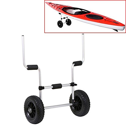 Buy Yaheetech Kayak Cart For SitOnTop Kayaks Scupper Trolley Cart