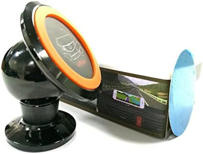 HTRise UltraSlim Elegance Magnetic Cell Phone Holder | Dashboard Mount | Universal Design | iPhone 7 / 6 / 5 Galaxy S7 / S6 | Top Rated by Uber &amp; Lyft Drivers (B)