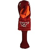 Team Golf NCAA Virginia Tech Hokies Mascot Golf Club Headcover, Fits most Oversized Drivers, Extra Long Sock for Shaft Protection, Officially Licensed Product