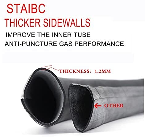 GLDYTIMES 10 Inch 10X2/54-152 Tube, 10x2.0/2.125 Heavy-Duty Tube Replacement for Ninebot D40X F25 F30 Gotrax G4 Turboant X7 Hiboy S2 Pro Max Electric Scooter Smart Self Balancing 10