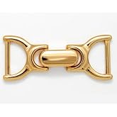 Buckle Gold Metal Closure, Metal Clasps 2-3/8"W x 1" H by Each, TR-11147