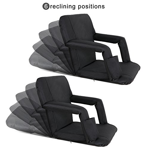 Buy Nova Microdermabrasion Wide Stadium Seat for Bleachers with Back