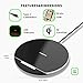 Wireless Charger, Wepor 3 Coils Qi Certified Fast Wireless Charging Pad 7.5W Compatible iPhone 11 Pro/11/Xs Max/XR/X/XS/8/8 Plus, 10W Fast Charge Galaxy S10/S10+/S10E/S9, New AirPods (No AC Adapter)