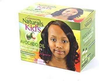 Avocado No-Lye Afro Hair Relaxer for Kids (1 strength for fine to coarse hair) by Ayaan Naturals