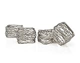 Square Mesh Napkin Rings set of 4