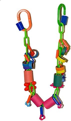 Parrot Kook 26 Inches of Chaos Bird Toy for conures african grey parrot toy