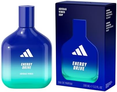 Vibes Energy Drive Eau de Parfum, langanhaltender, energiespendender Unisex-Duft mit natürlichen ätherischen Ölen, 100ml