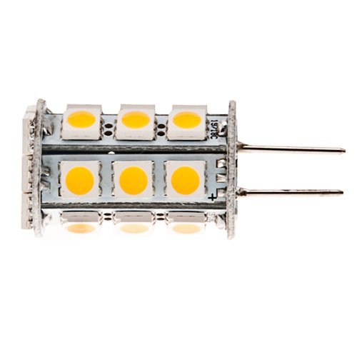 HERO-LED BTG6-24T-WW Back Pin Tower GY6.35 Low Voltage 12V LED Halogen Replacement Bulb, 3.5W, 30-35W Equal, Warm White 3000K, 5-Pack(Not Dimmable) - Thumbnail 3