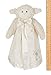 Bearington Baby Lamby Snuggler - 15 Inch White Lamb Plush Stuffed Animal Security Blanket Lovey for Babies, Baptism Gifts for Boys and Girls - Baptism Lamb Stuffed Animal