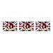 Royal Wedding 2018 Prince Harry And Meghan Bunting (8 Flags) (One Size) (Red/White/Blue)