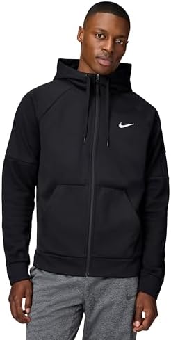 Nike Pro Therma-FIT Men's Full-Zip Hooded Jacket (as1, alpha, l