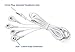 Discount TENS - Lead Wires, Port Doubler, 4 Snap Connectors - Pack of 2