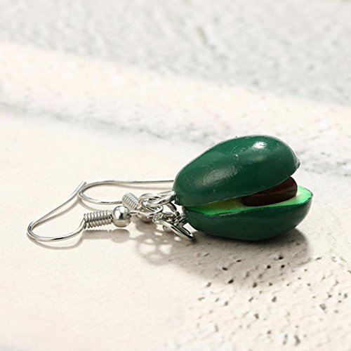 image for Women Earrings,Lethez Hot Sales Heart-shaped Avocado Dangle Earrings F