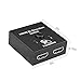 HDMI Switcher,Famounte HDMI Switch Box 2 Ports Bi-Direction Manual A/B Switchbox Dual 1 x 2/2 x 1 HDMI Splitter Hub Support Ultra HD 4K / 3D / 1080P / HDCP Passthrough