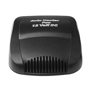 Adaskala Ventilatorkachel voor de auto, draagbaar, 12 V, 2-in-1, koelruimte voor auto en snelle verwarming, Defogger…