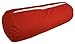 YogaAccessories Supportive Round Cotton Yoga Bolster - Cardinal Red