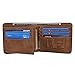 YUHAN PRETTY Mens Wallet Vintage RFID Blocking Leather Bifold Wallet Trifold (PU Horizontal Coffee)
